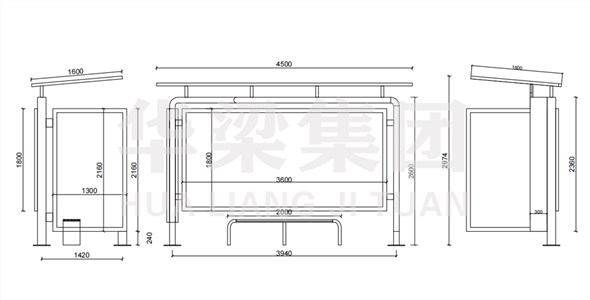 歐美系列候車亭HL-2023-0009